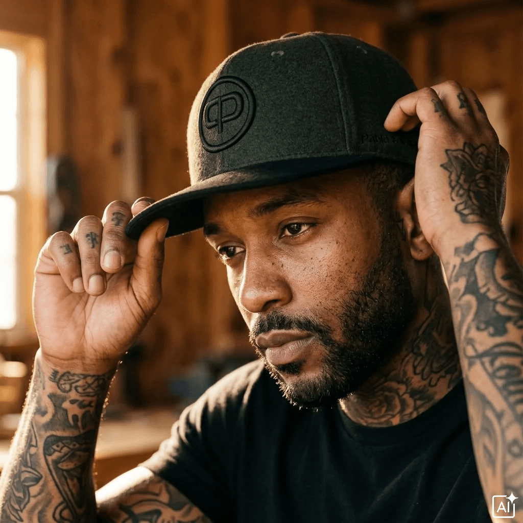 Dark Green Snapback Cap