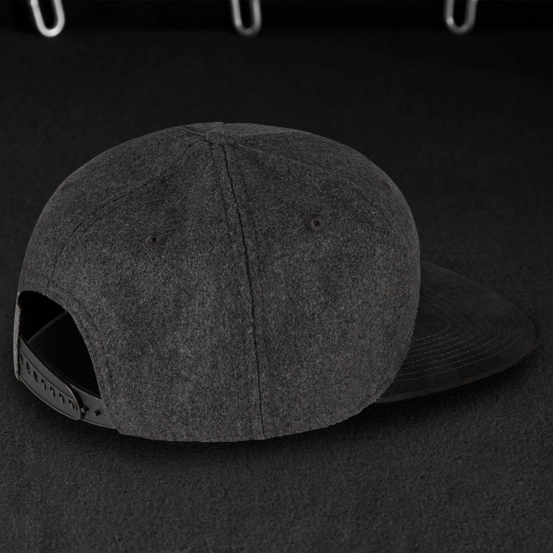 Pablo & Capone - Snapback Cap - Stone & Black-Suede