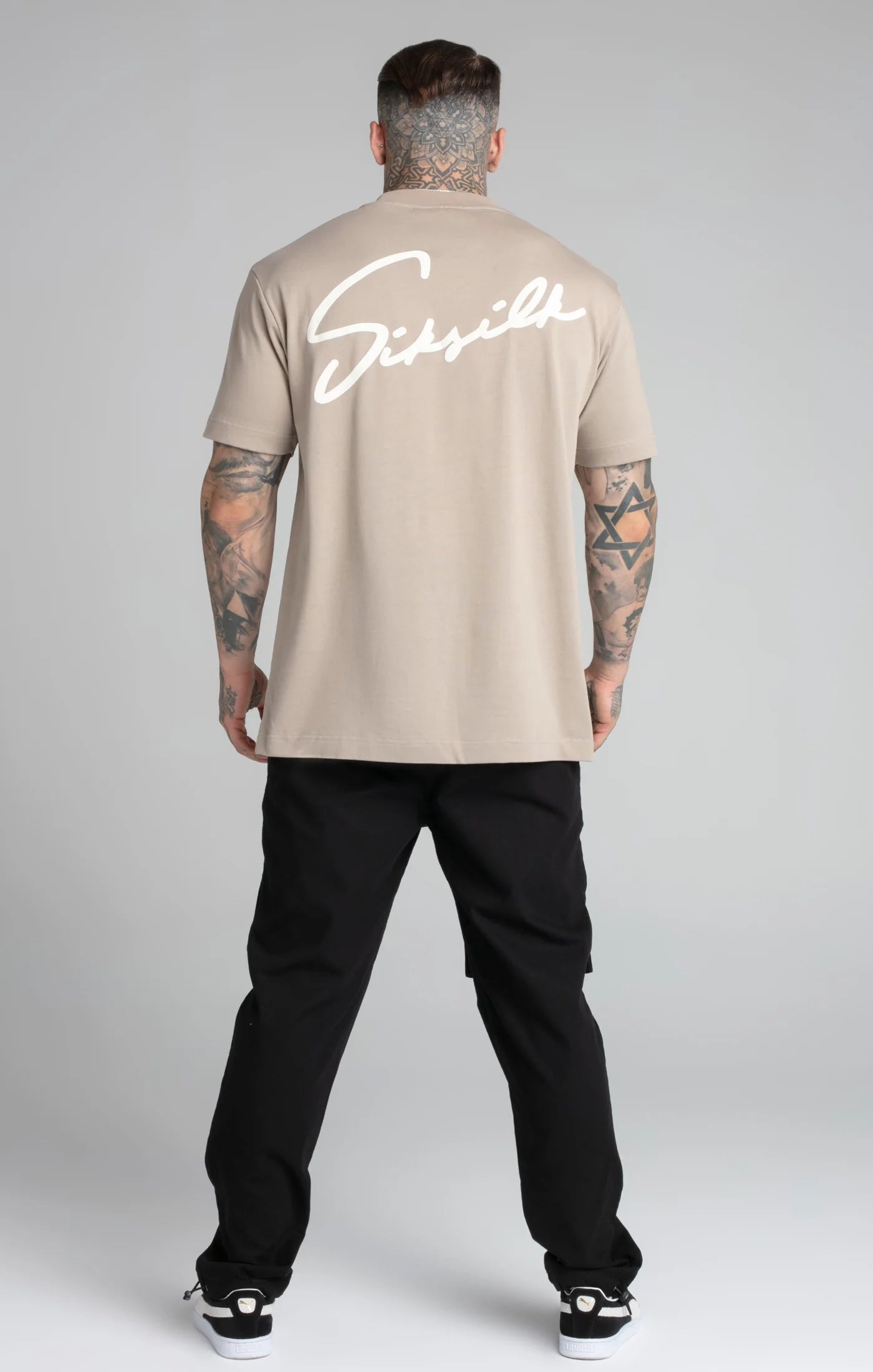 Script T-Shirt - Beige