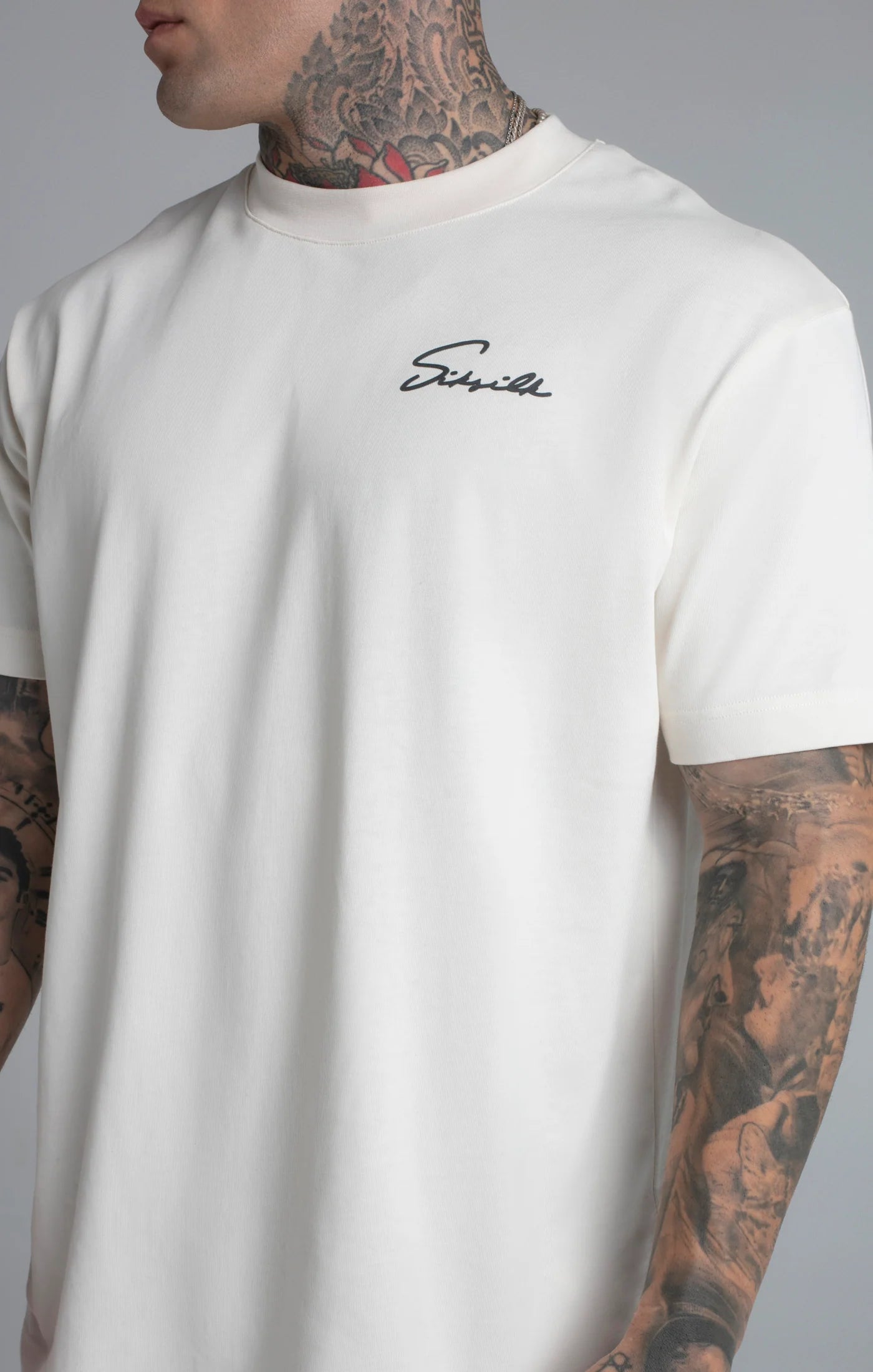 Script T-Shirt - Ecru