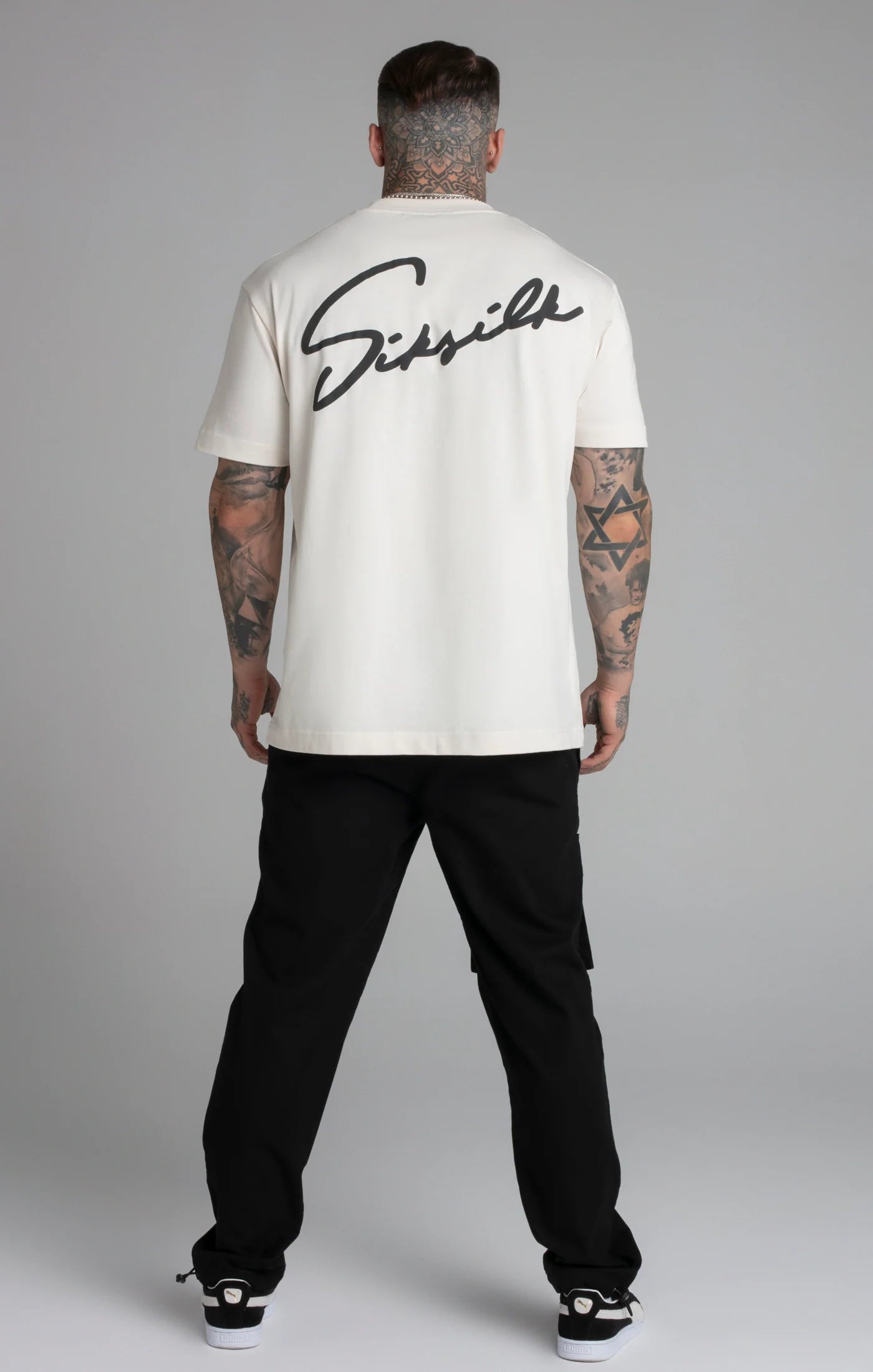Script T-Shirt - Ecru