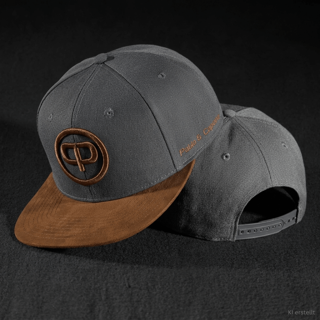 Snapback Cap Dunkelgrau