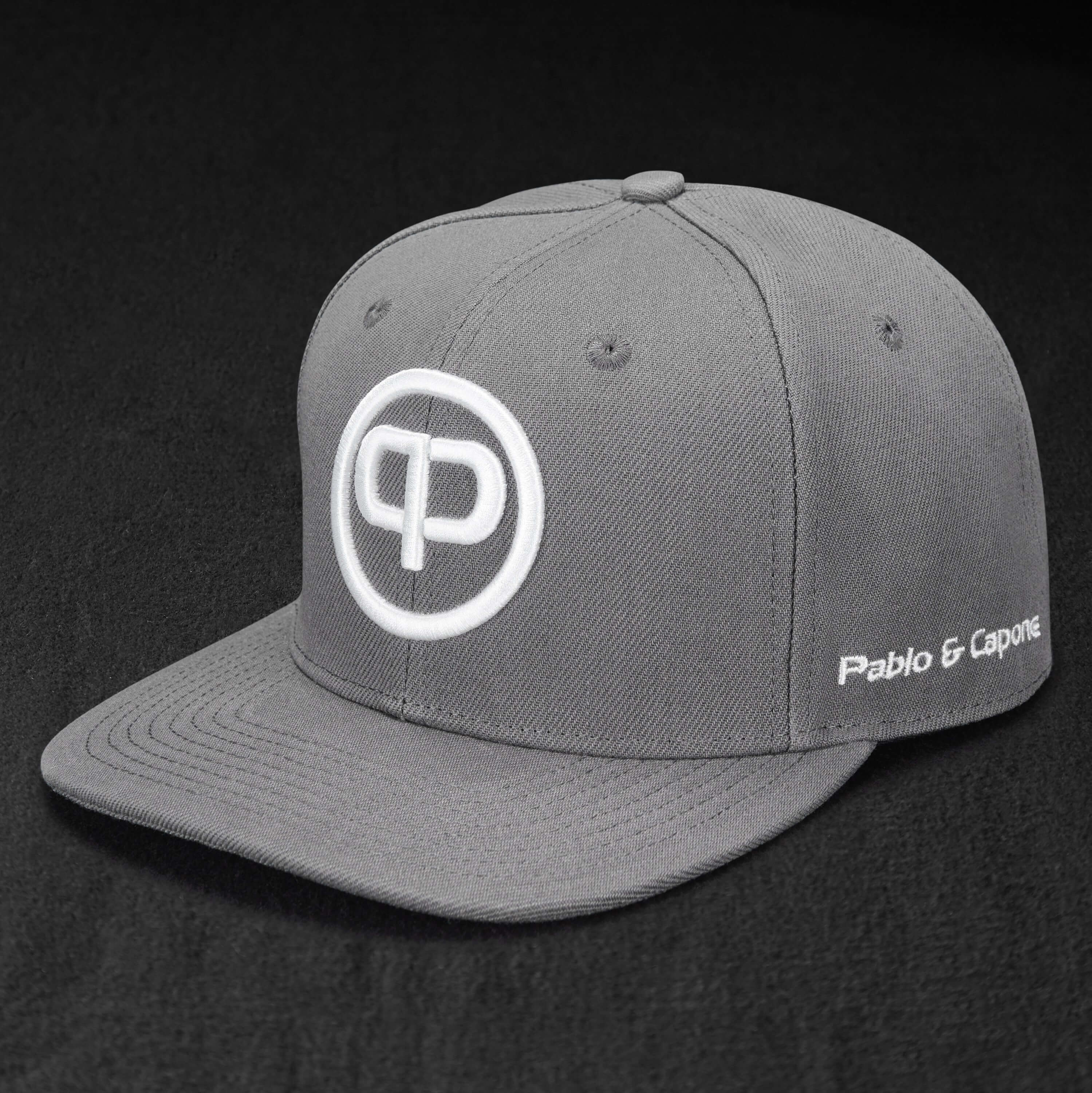 Snapback Cap Anthracite & White
