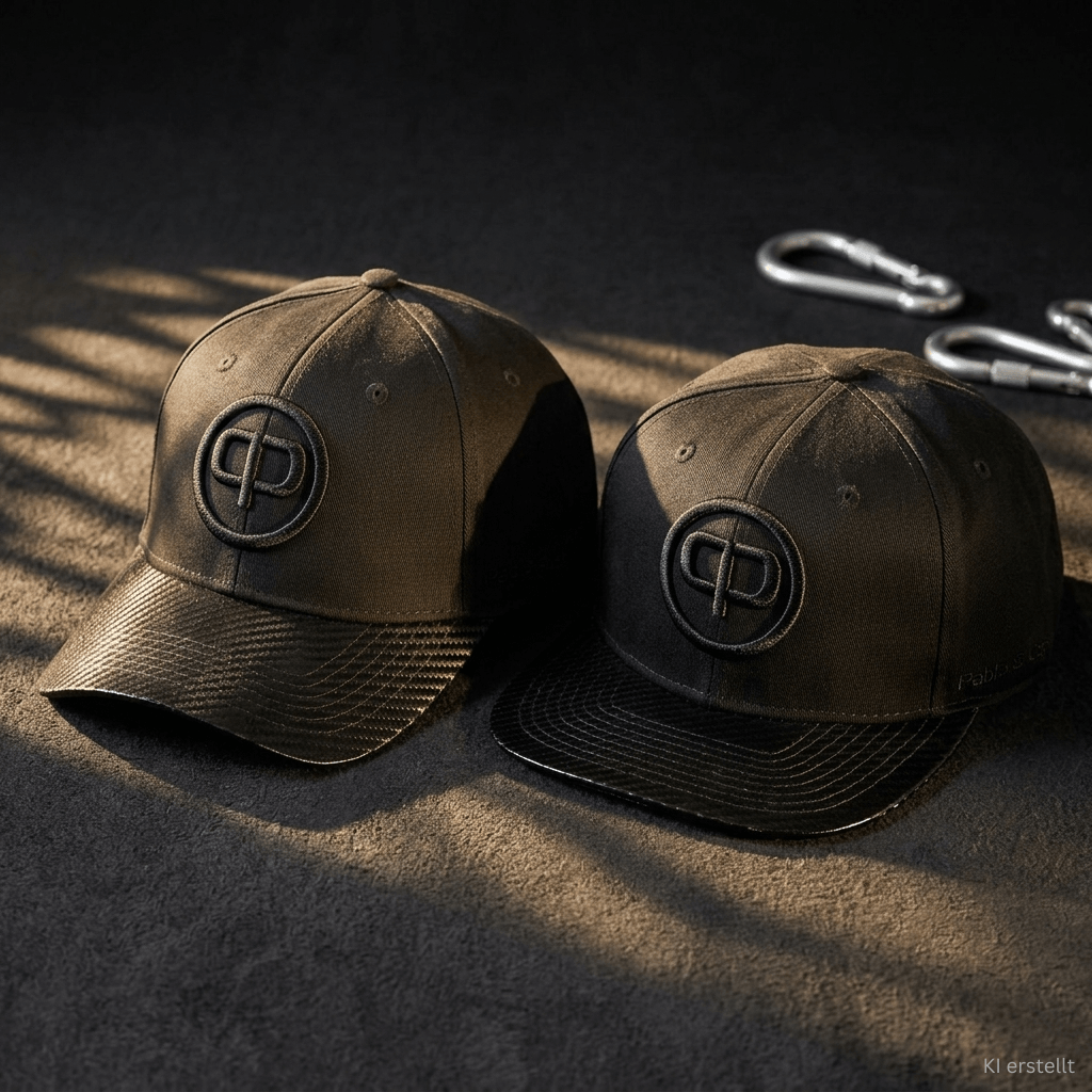 Schwarze Snapback Cap Herren