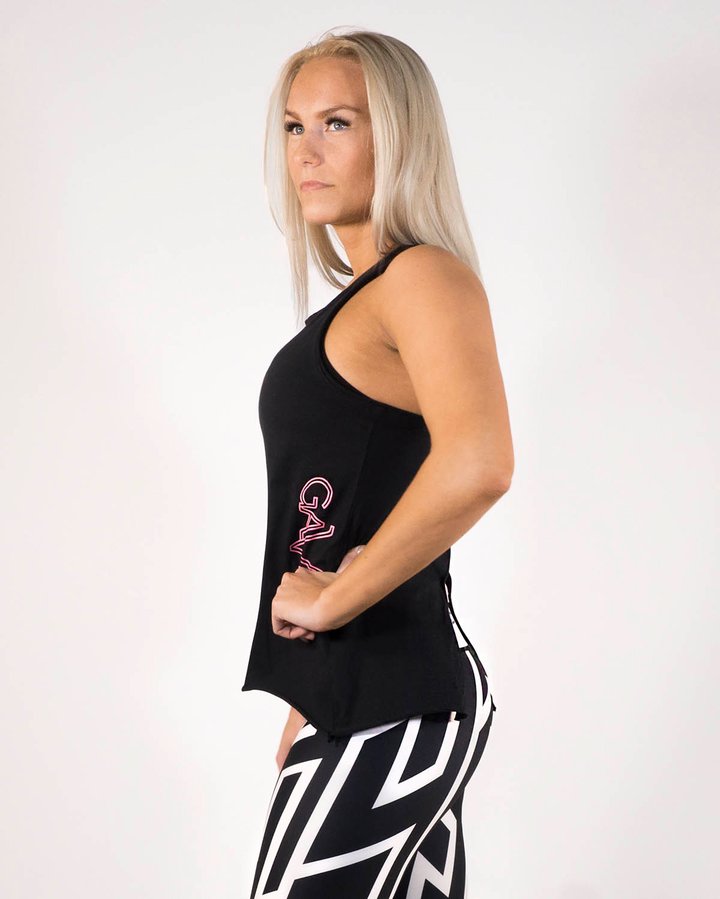 Gavelo - BeautiFly Tank Top - Black - Seitlich