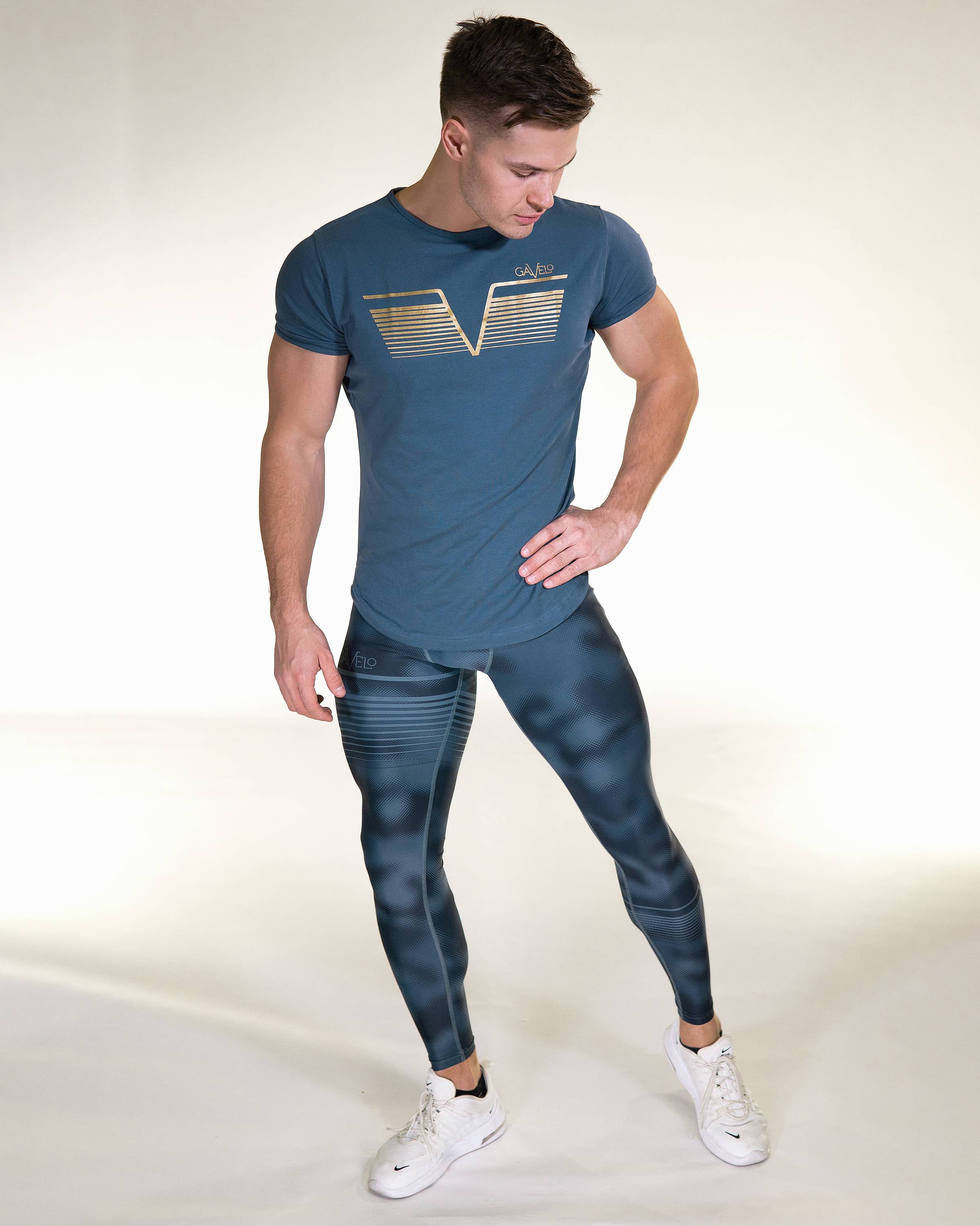 Gavelo - Sports Tee - Ancient Blue - Gesamt