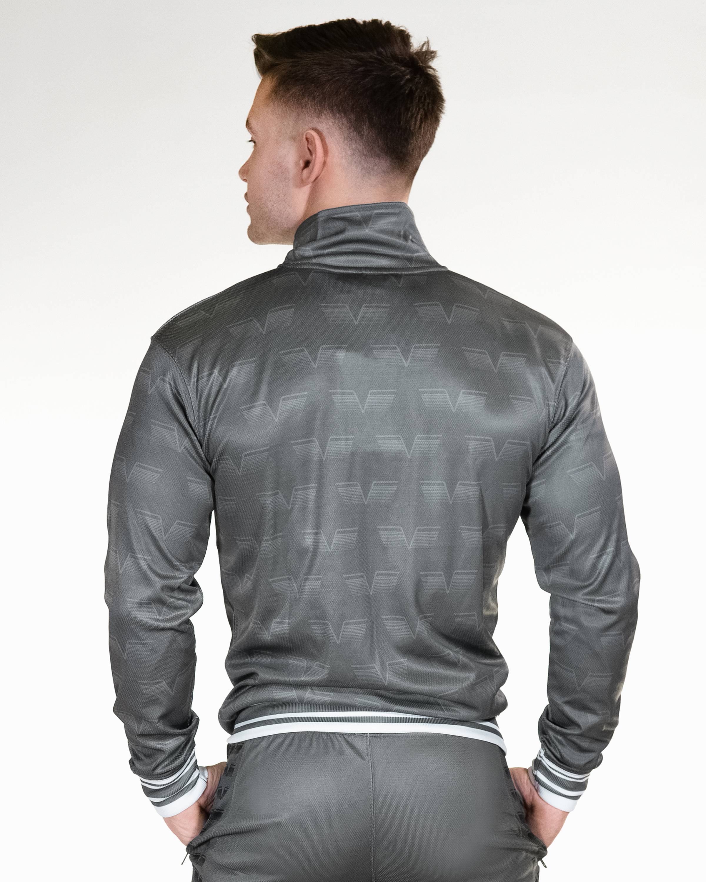 Gavelo - Track Jacket - Carbon - Rückseite