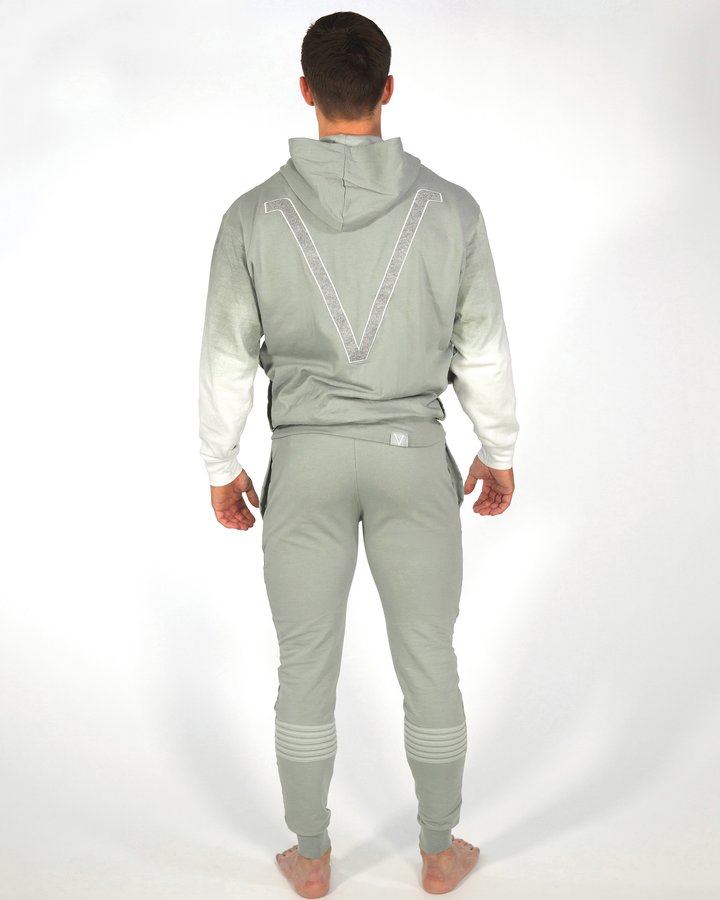 Gavelo - Victory Hoodie - Nude Olive Grey - Rückseite Gesamt