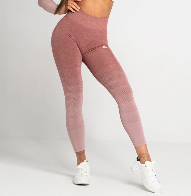 Gym Glamour - Seamless Leggings – Taupe Ombre