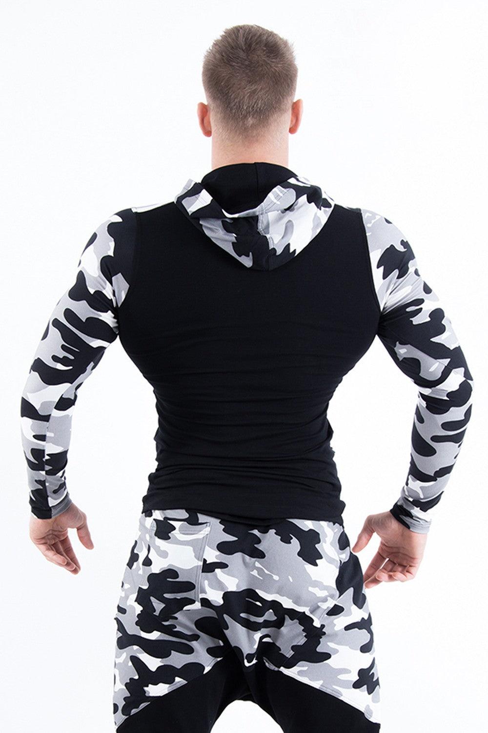 Nebbia - Hoodie AW - White Camo (116) - Rückseite
