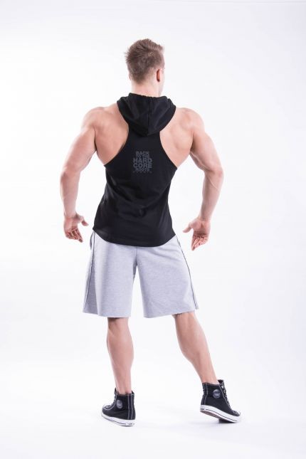Nebbia - Hardcore Fitness Shorts - Grey (344) - Rückseite