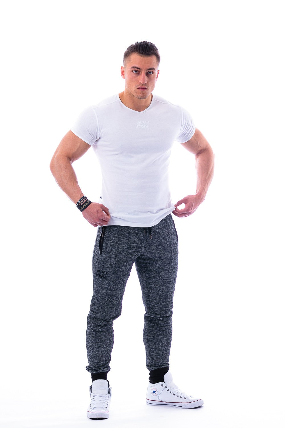 Nebbia - Sporthose AW - Grey (106) - Vorderseite Gesamt