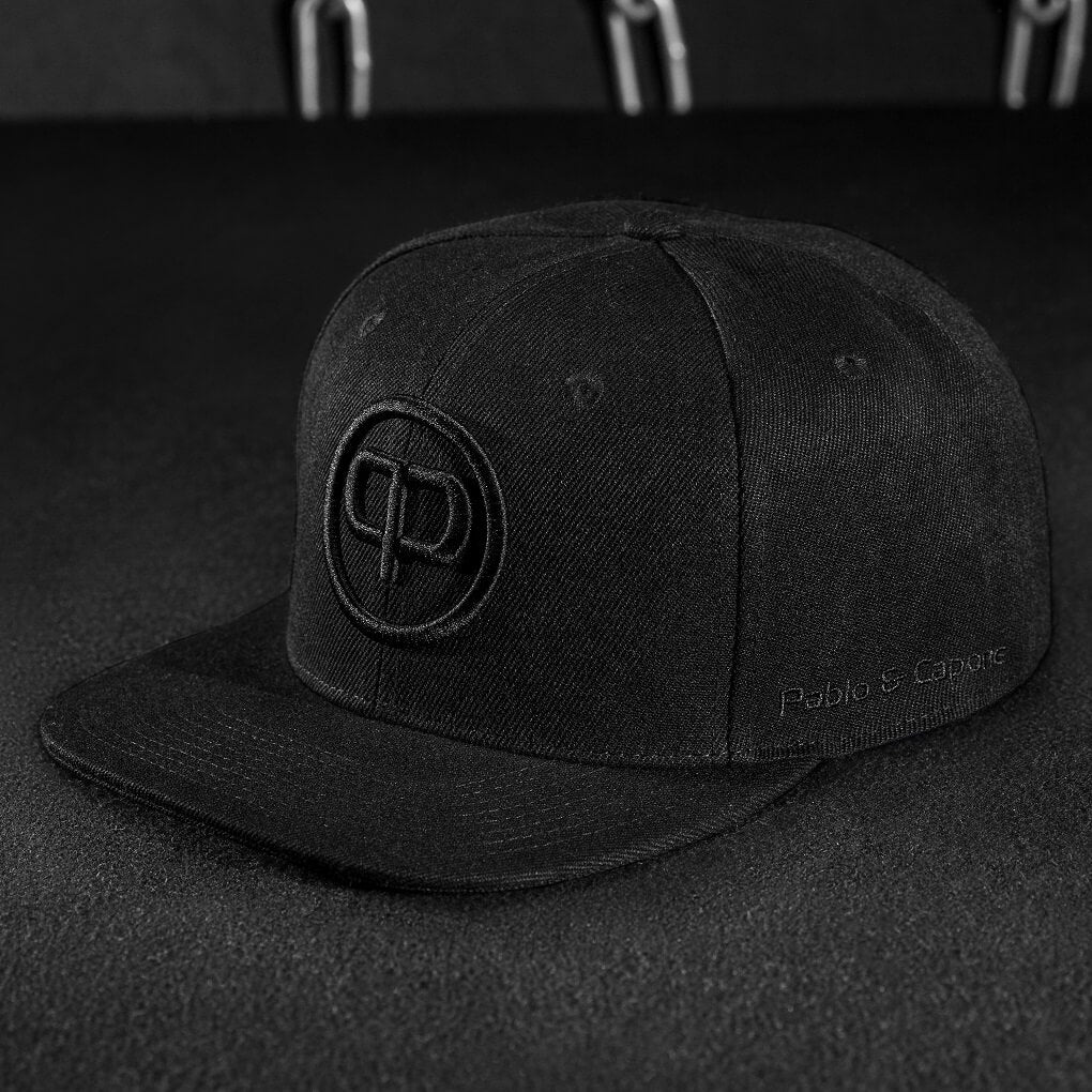Pablo & Capone - Snapback Cap - Black & Black