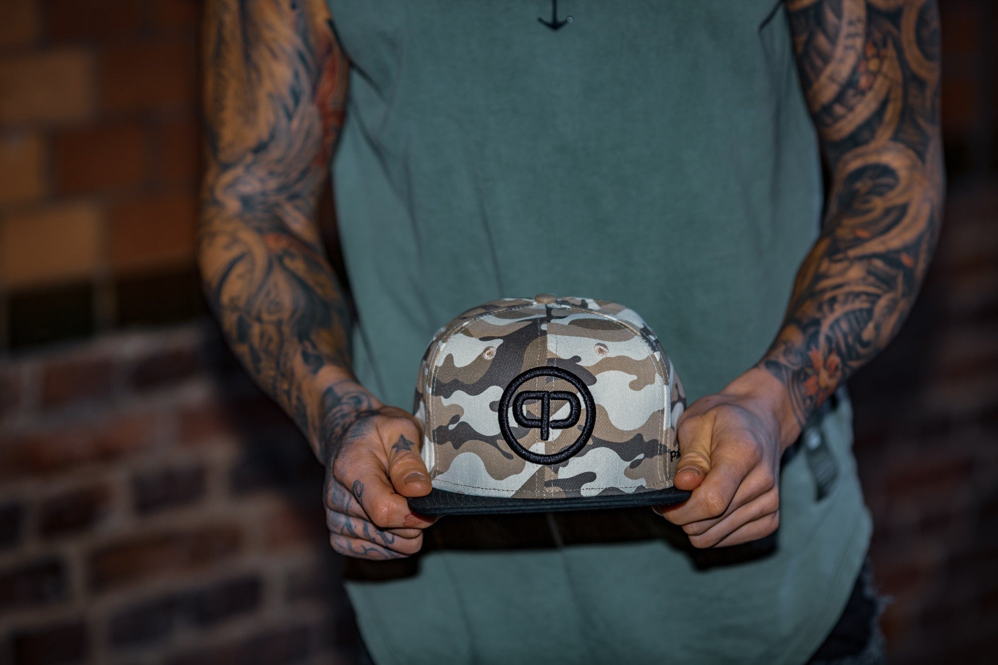 Pablo & Capone - Snapback Cap - Desert Camo & Black