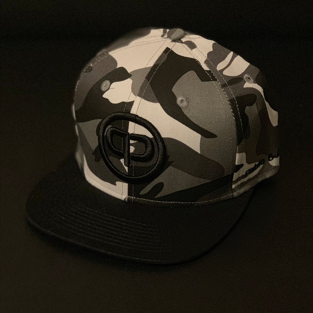 Pablo & Capone - Snapback Cap - White Camo & Black