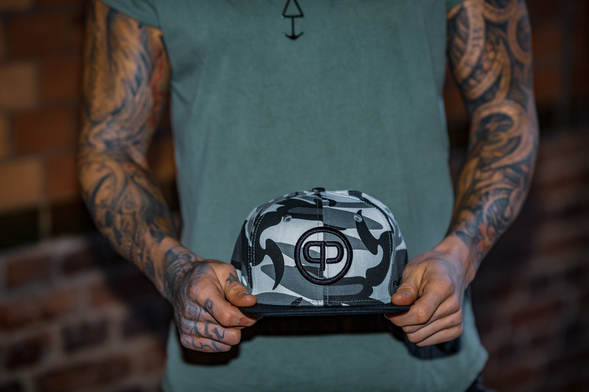 Pablo & Capone - Snapback Cap - White Camo & Black