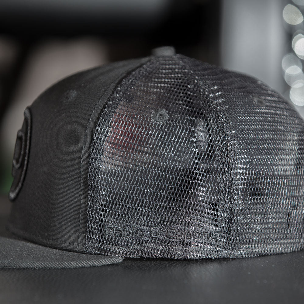 Pablo & Capone - Trucker Cap - Black & Black - Seitlich