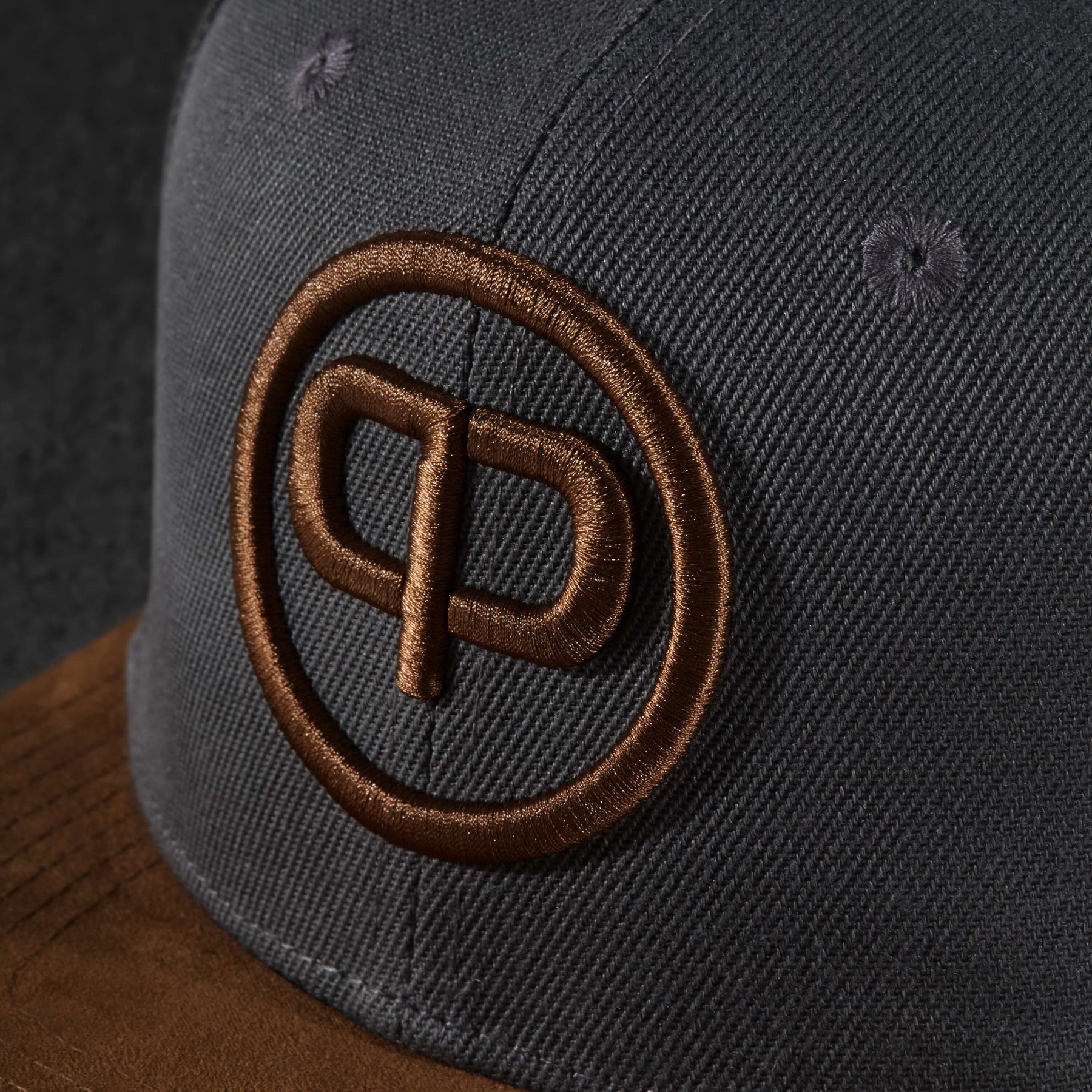 Pablo und Capone - Snapback Cap - Anthracite & Suede