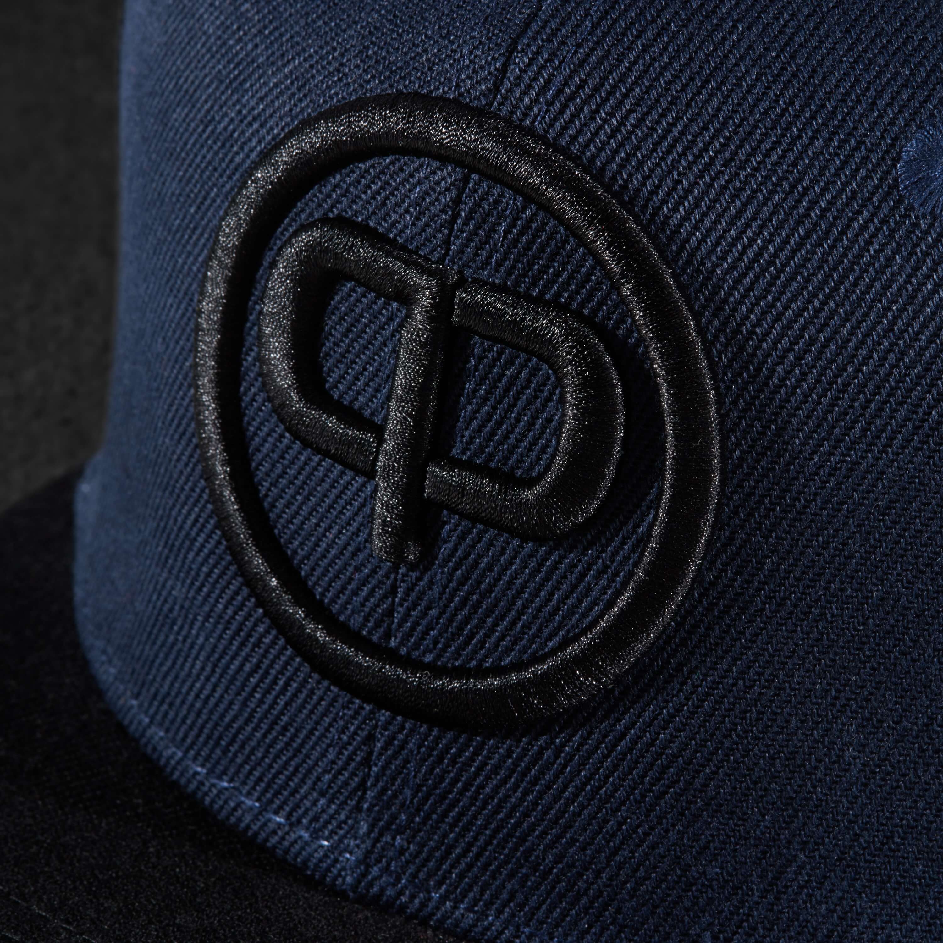 Pablo & Capone - Snapback Cap - Navy Blue on Black