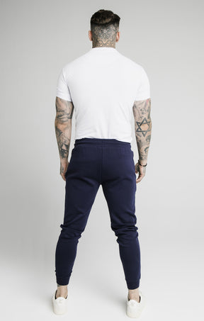 SikSilk - Muscle Fit Jogger – Navy