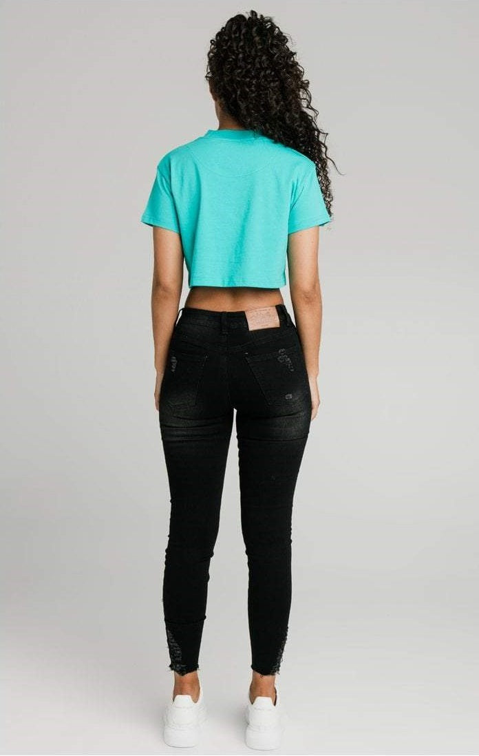 SikSilk - Skinny Denims - Black