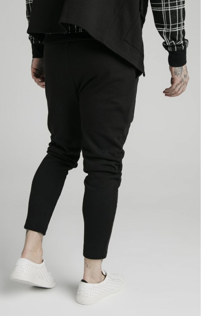 SikSilk - Smart Pleated Pants - Black