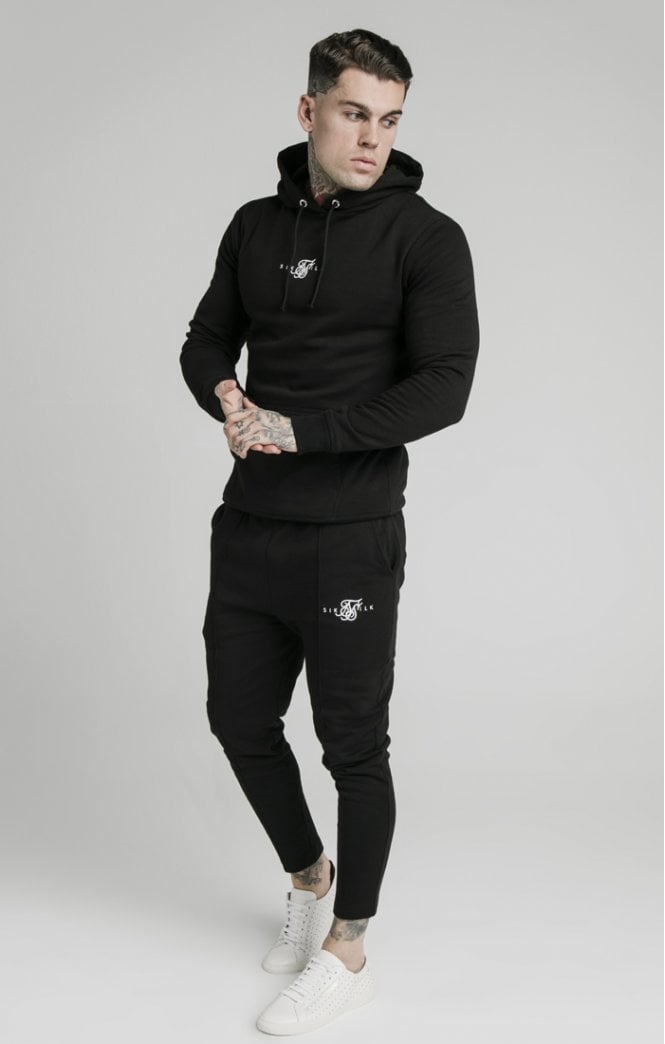 SikSilk - Smart Pleated Pants - Black