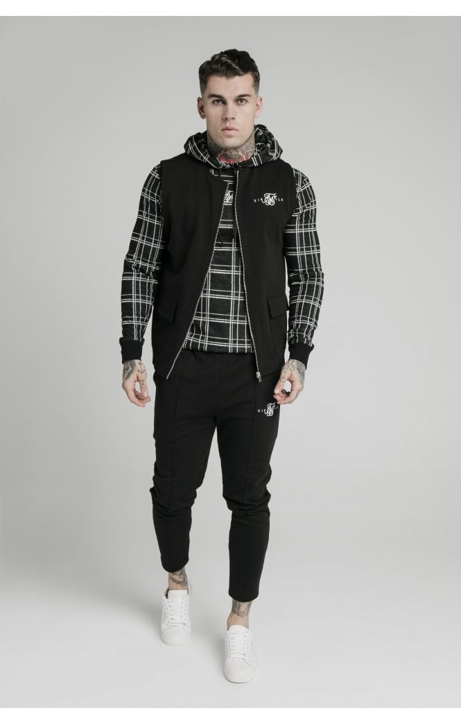 SikSilk - Smart Pleated Pants - Black