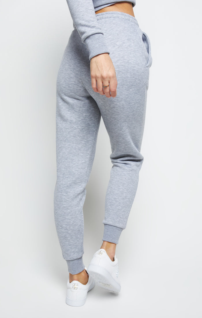 SikSilk - Track Pants - Grey Marl