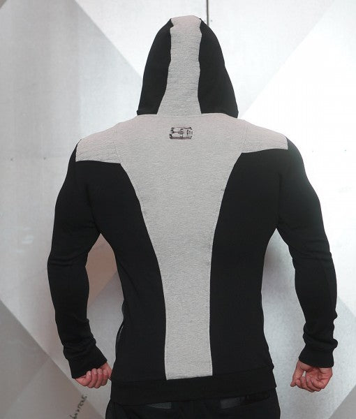 Body Engineers - YUREI Vest – Black & Light Grey Accents - Rückseite