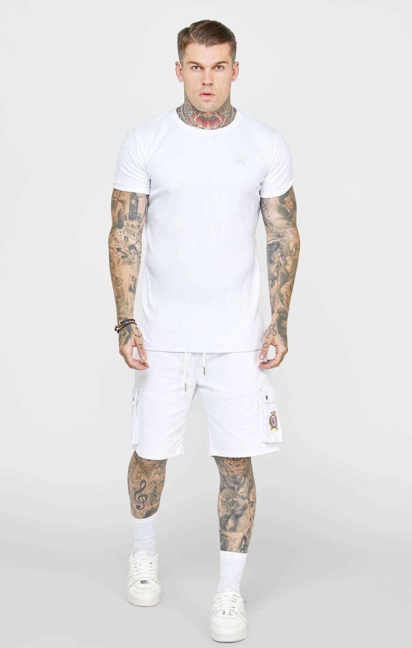 Rib Knit Shirt - White