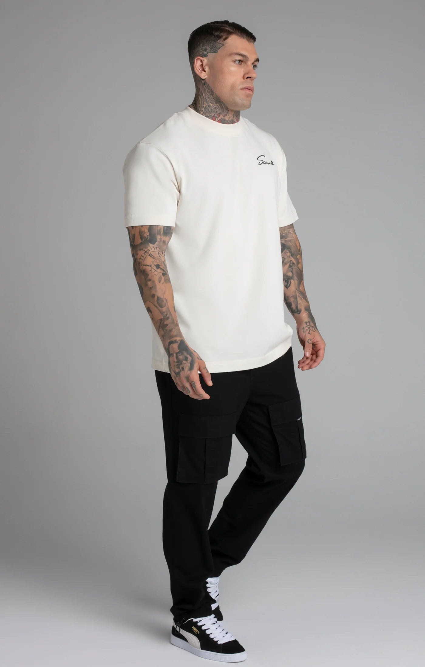 Script T-Shirt - Ecru