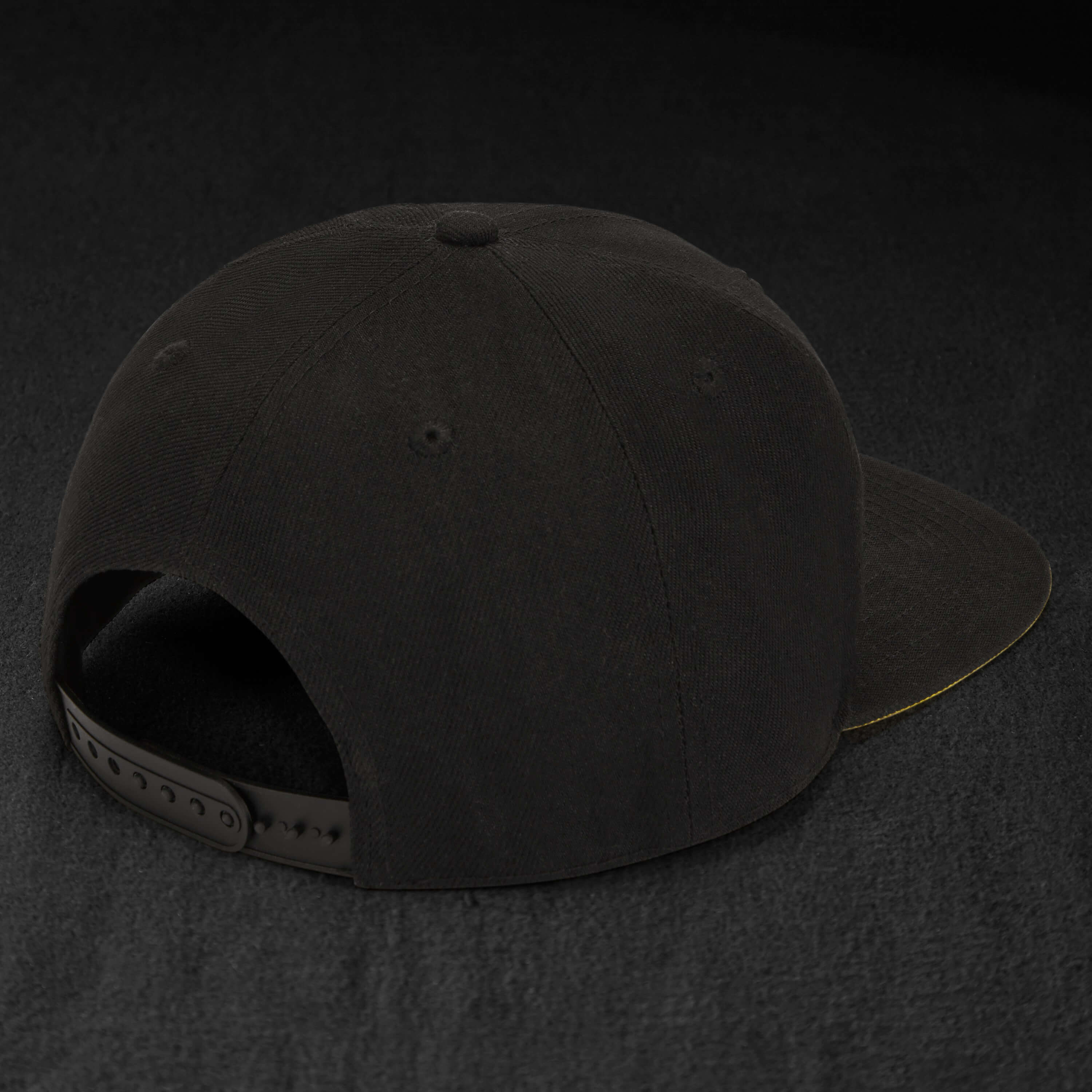 Snapback Cap - Black & Gold Out