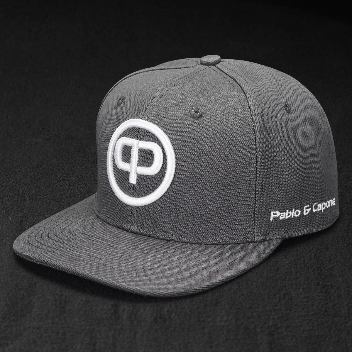 Snapback Cap - Dunkelgrau verstellbar