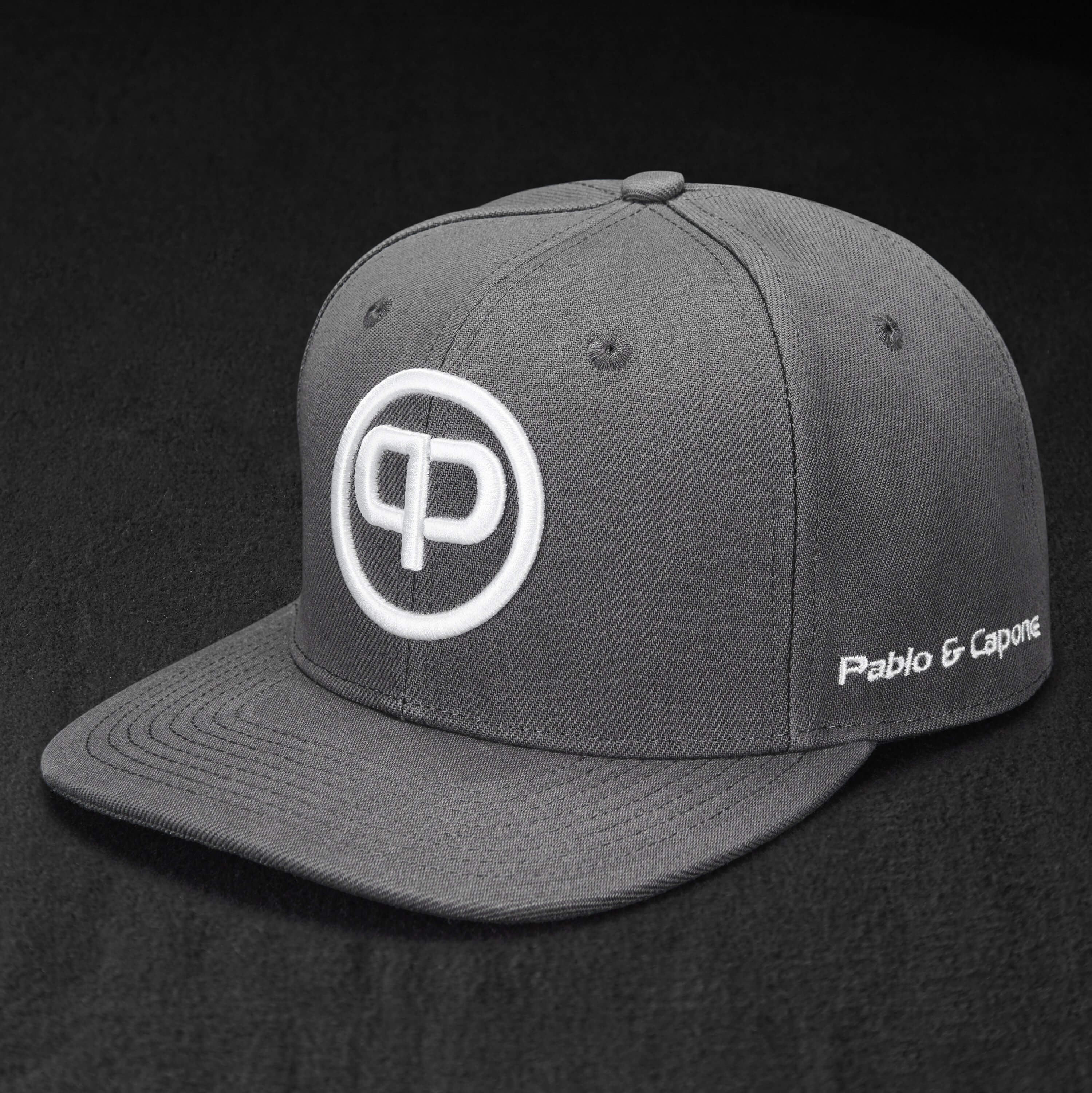 Snapback Cap - Dunkelgrau verstellbar