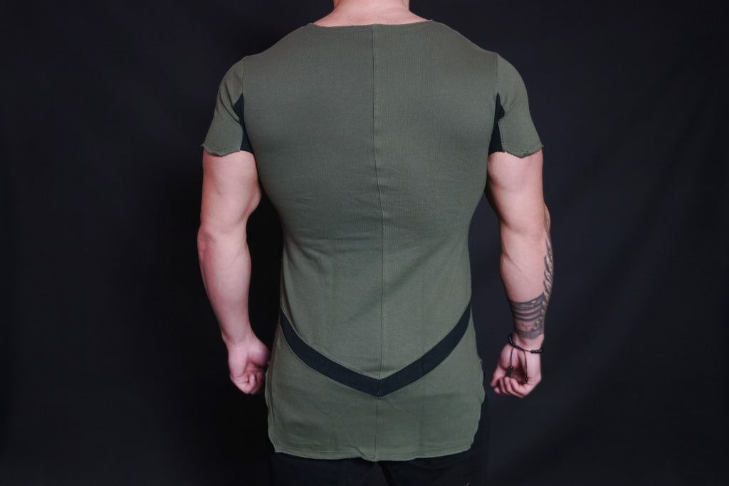 4Invictus - Evolve Shirt - Oive Green - Rückseite