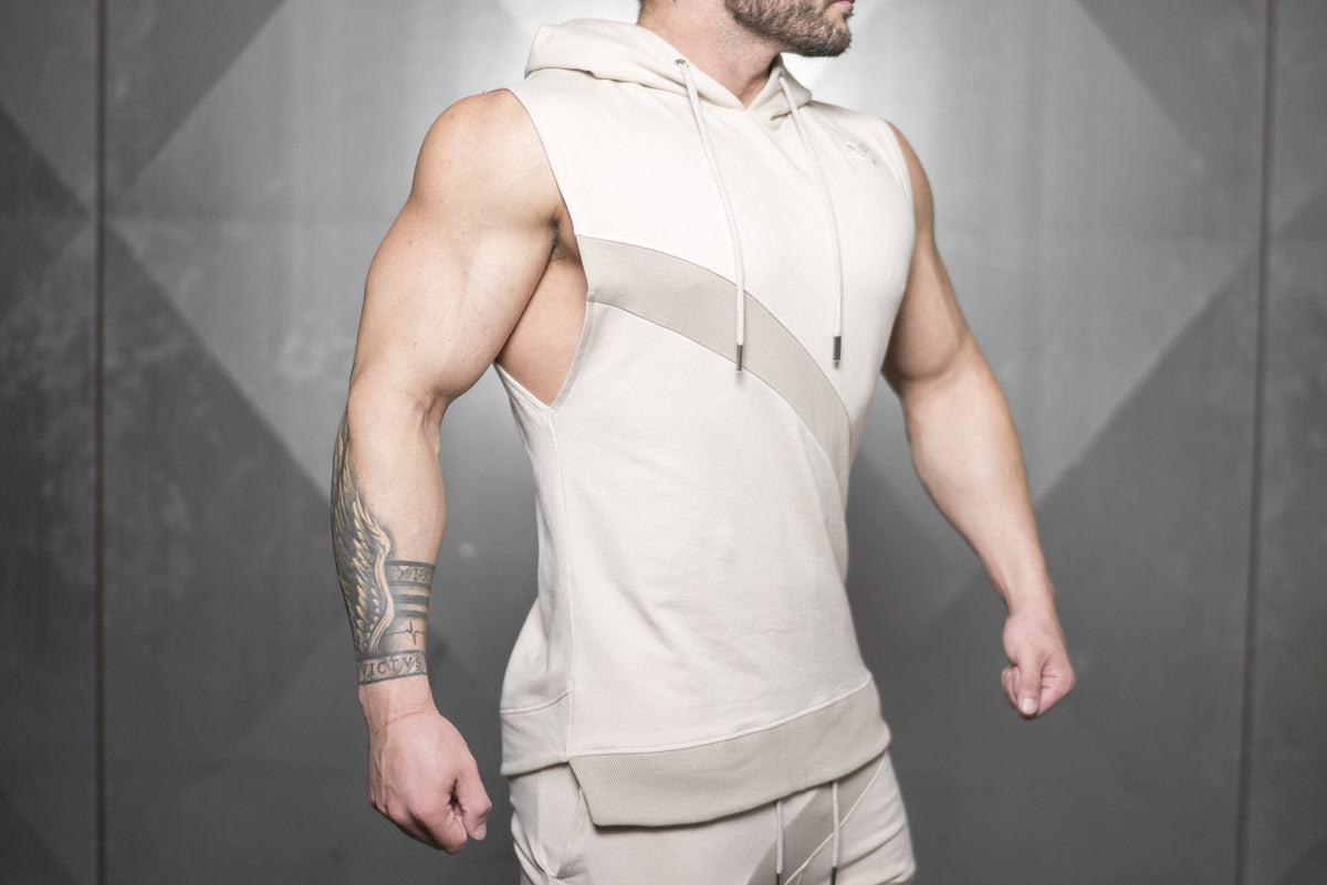 Body Engineers - NERI Prometheus Sleeveless Vest – Sand - Seitlich