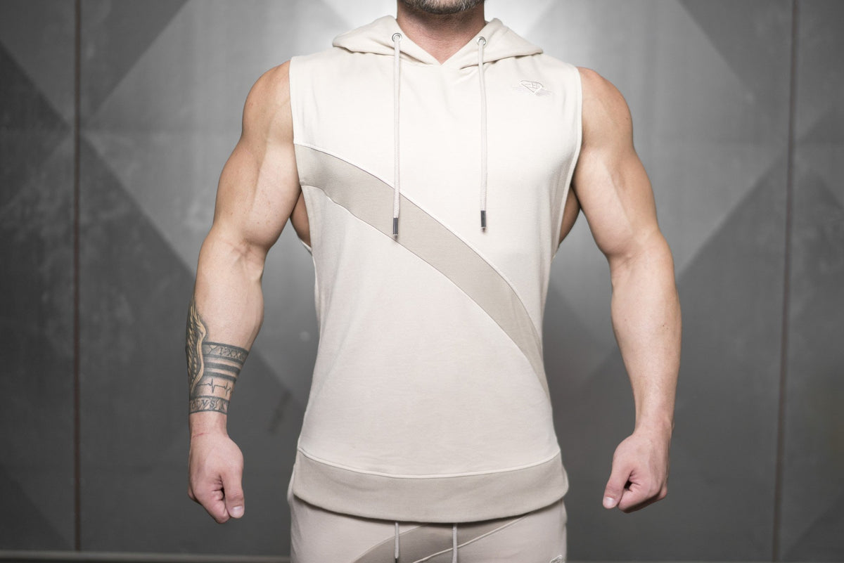 Body Engineers - NERI Prometheus Sleeveless Vest – Sand - Vorderseite