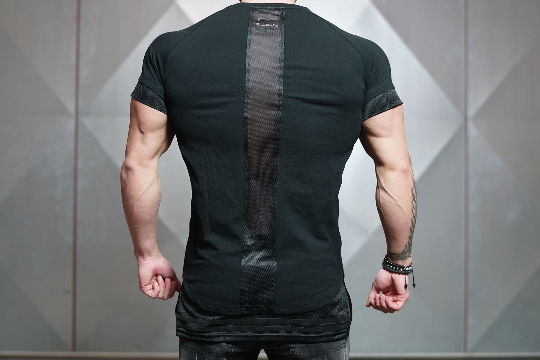 Body Engineers - NOX Lifestyle Shirt - Black on Black - Rückseite