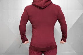 Body Engineers - XA1 Prometheus Vest – Bordeaux Red - Rückseite