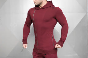 Body Engineers - XA1 Prometheus Vest – Bordeaux Red - Seitlich