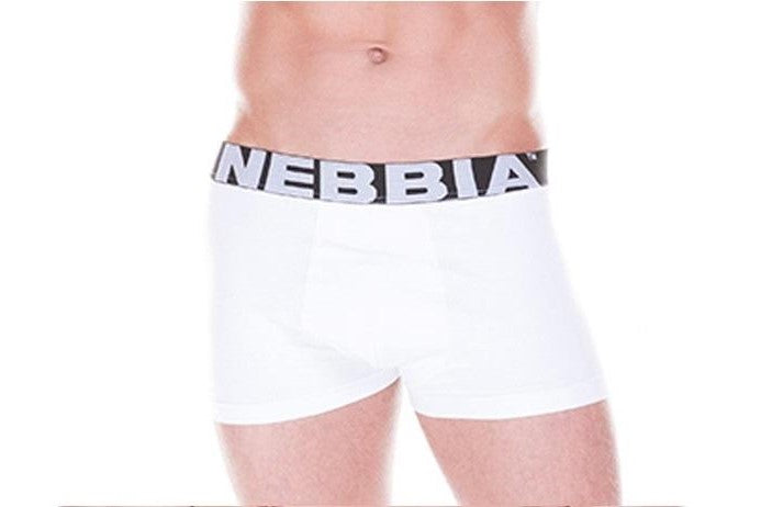 Nebbia - Men's Boxer Shorts - White (101) - Vorderseite Detail