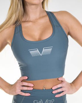 Gavelo - PLAIN Dove Sports Bra - Vorderseite Detail