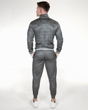 Gavelo - Track Jacket - Carbon - Rückseite Gesamt