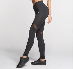 Gym Glamour - Leggings – Full Black Heart - Detail