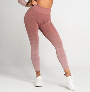 Gym Glamour - Seamless Leggings – Taupe Ombre