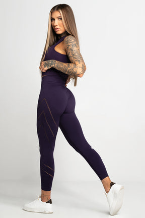 Gym Glamour - Leggings Asymmetric – Mysterioso