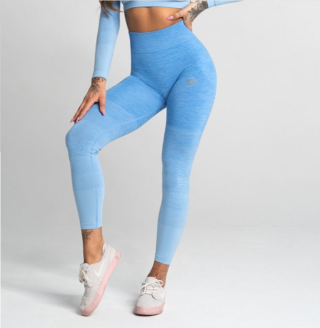 Gym Glamour - Seamless Leggings – Blue Ombre