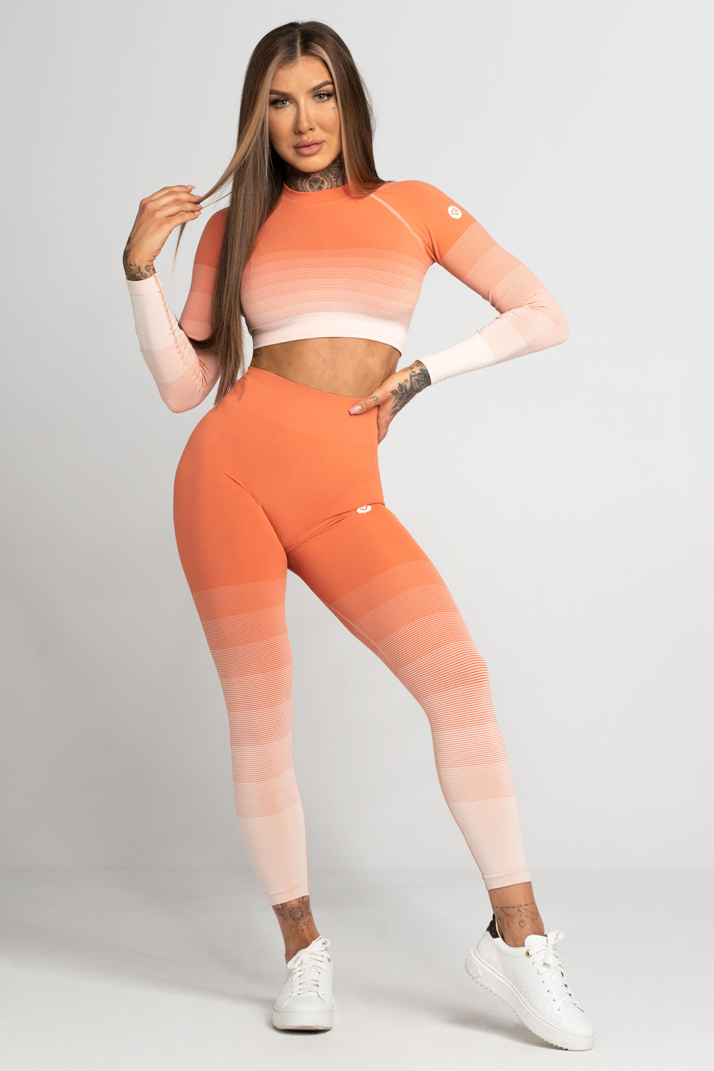 Gym Glamour - Seamless Leggings – Coral Ombre