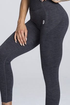 Gym Glamour - Seamless Leggings – Dark Blue - Detail